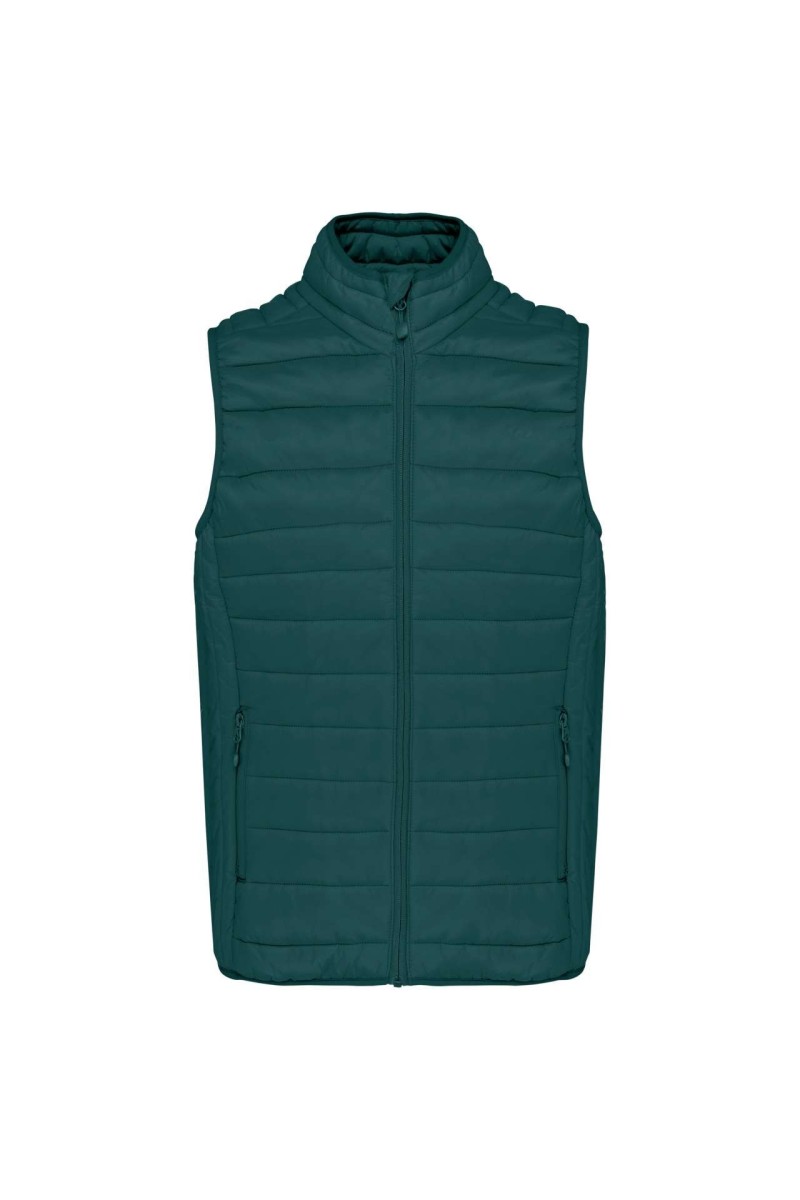 MEN’S LIGHTWEIGHT SLEEVELESS FAKE DOWN JACKET