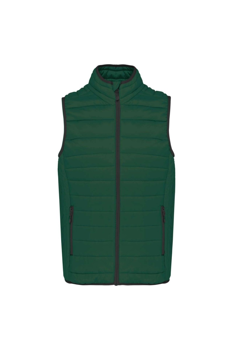 MEN’S LIGHTWEIGHT SLEEVELESS FAKE DOWN JACKET