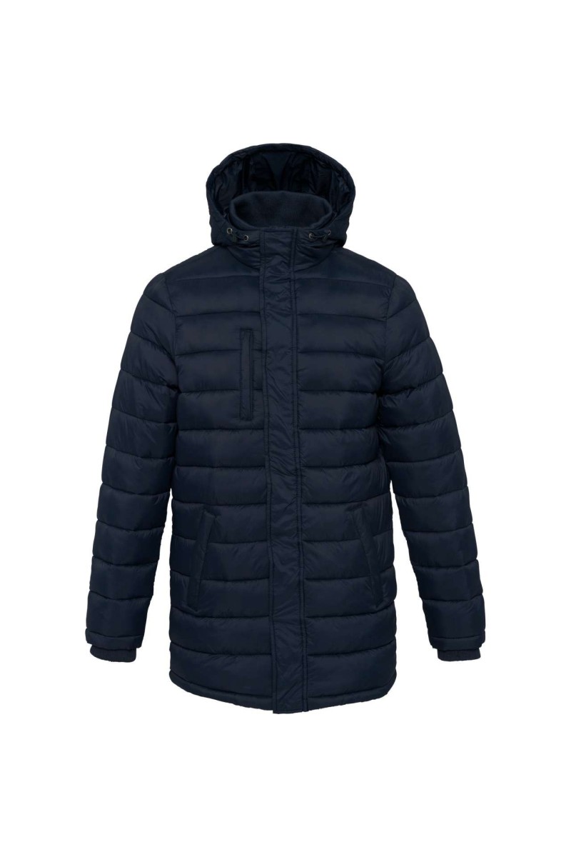 Parka căptușită cu glugă pentru bărbați