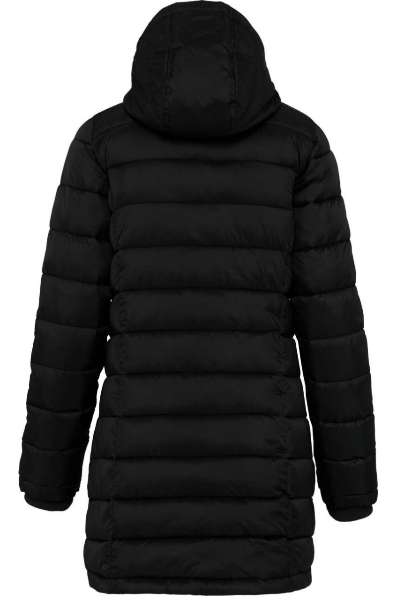 LADIES' LIGHTWEIGHT HOODED PADDED PARKA