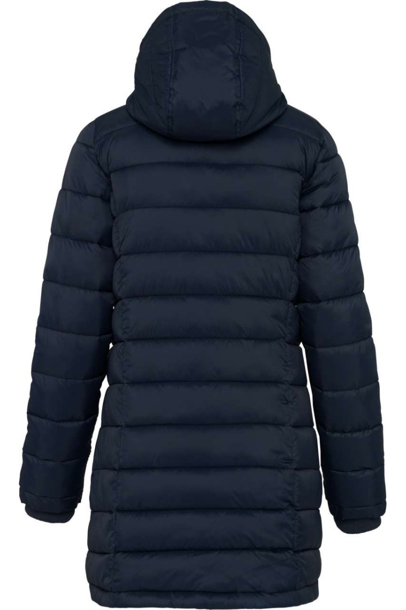 LADIES' LIGHTWEIGHT HOODED PADDED PARKA
