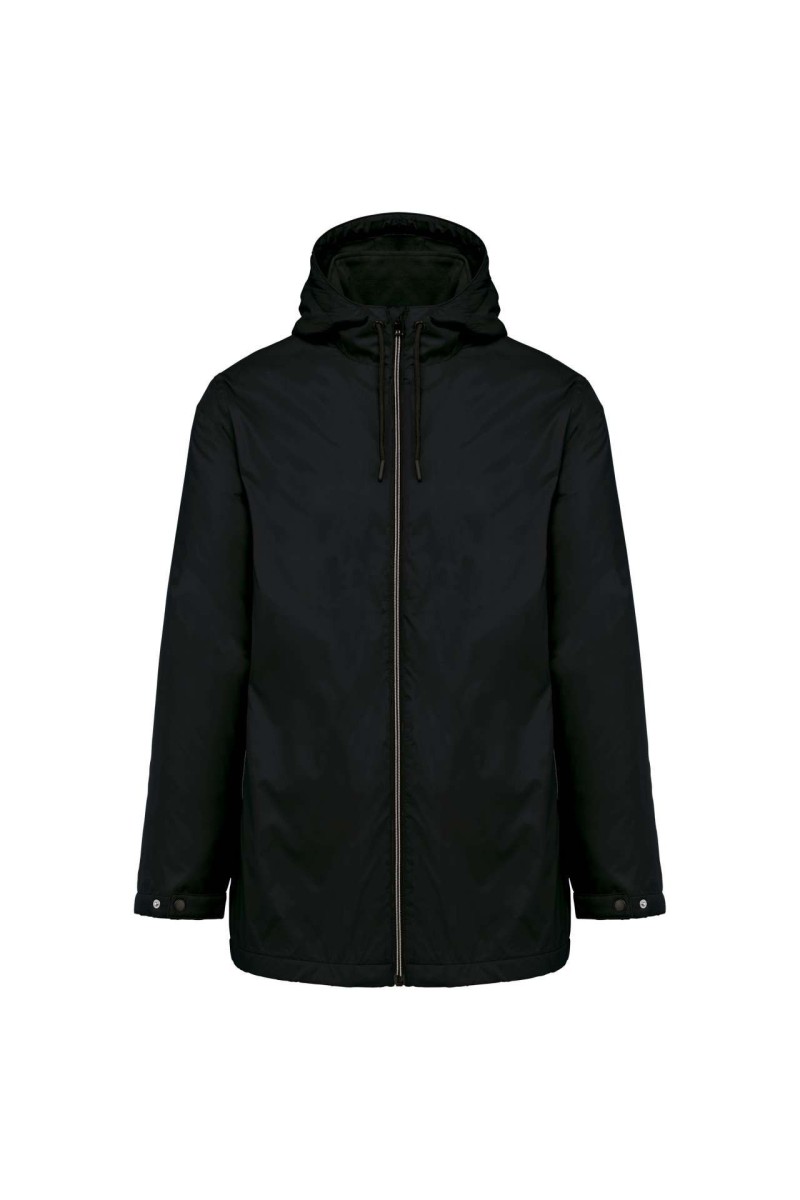 UNISEX HOODED JACKET WITH MICRO-POLARFLEECE LINING
