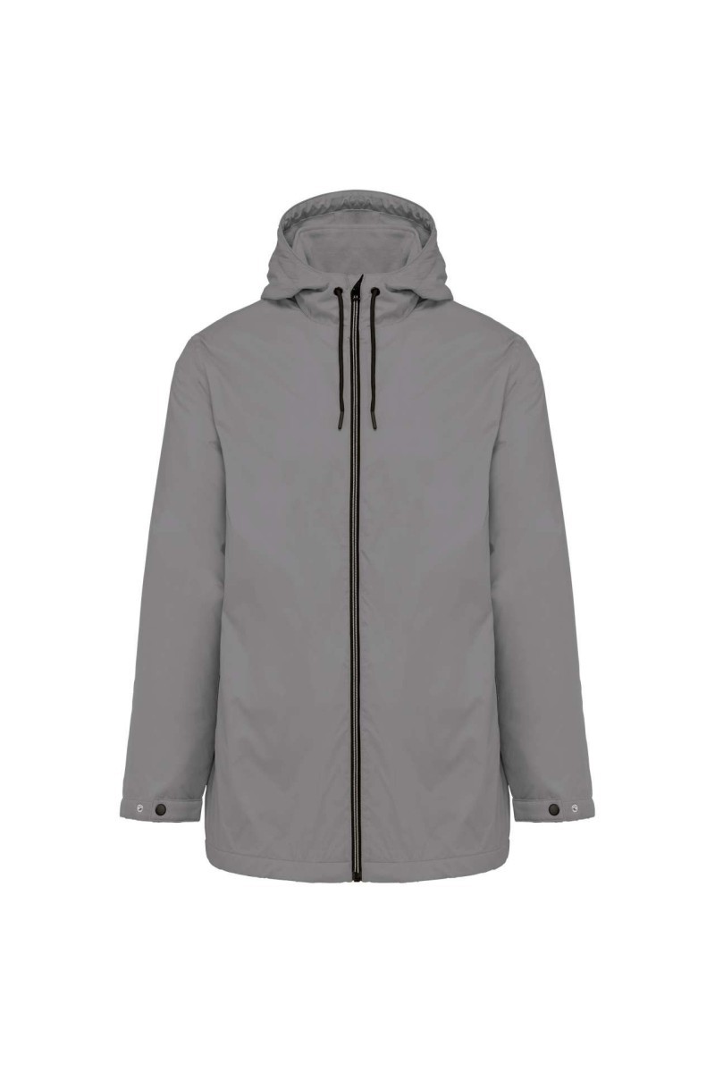 UNISEX HOODED JACKET WITH MICRO-POLARFLEECE LINING