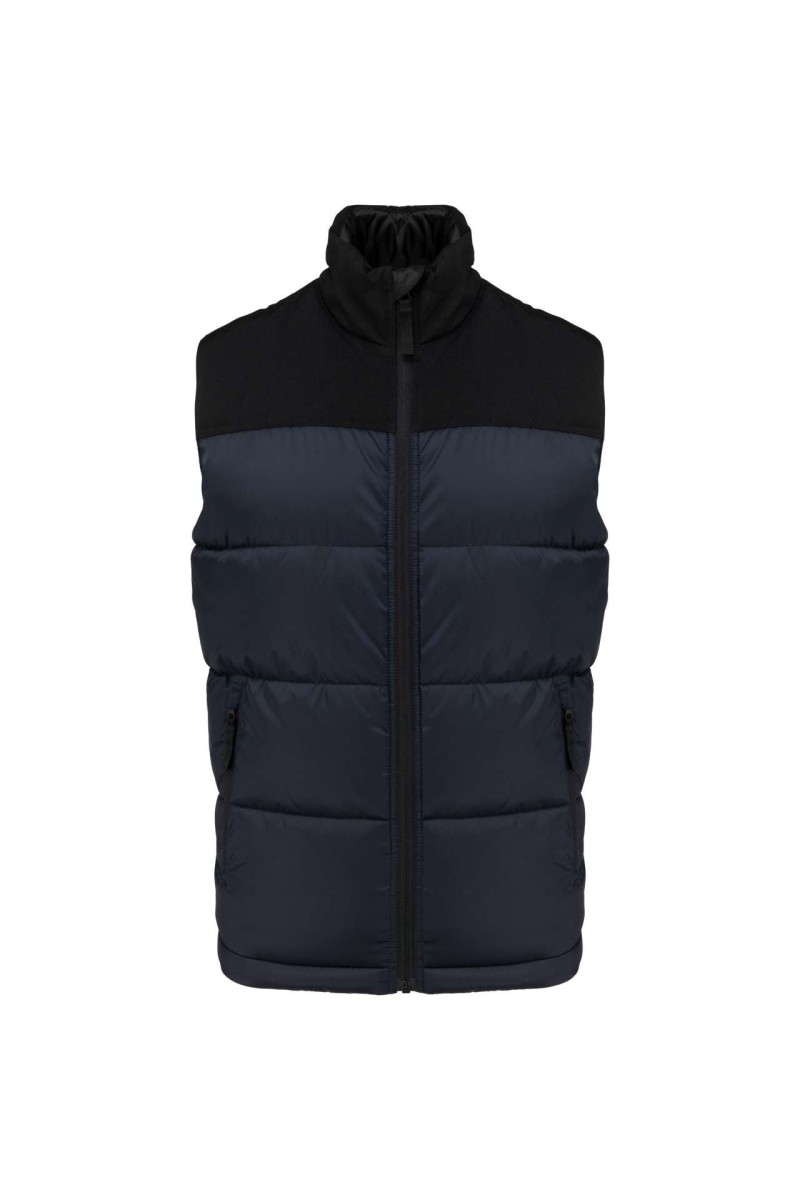 Vestă căptușită bicoloră unisex
