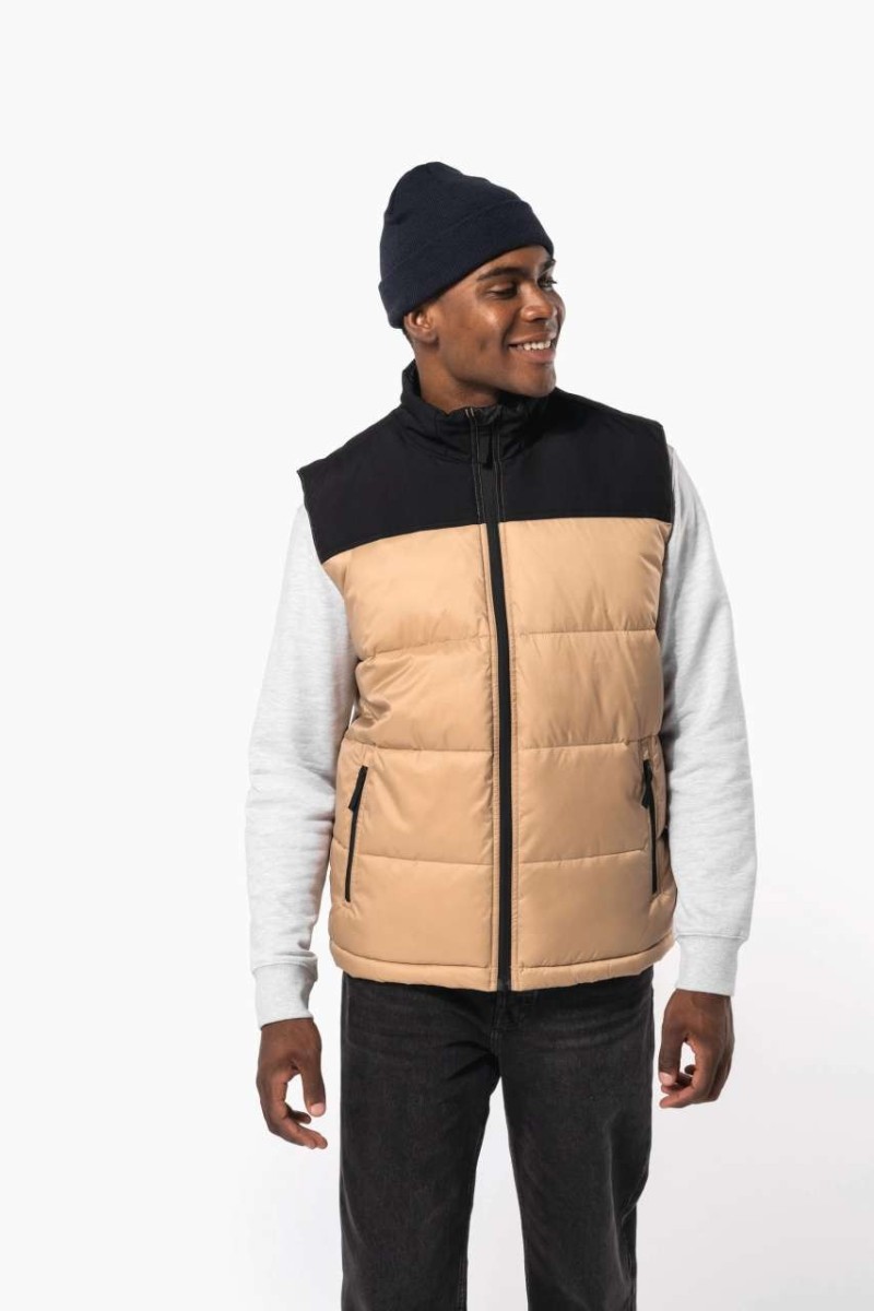 Vestă căptușită bicoloră unisex