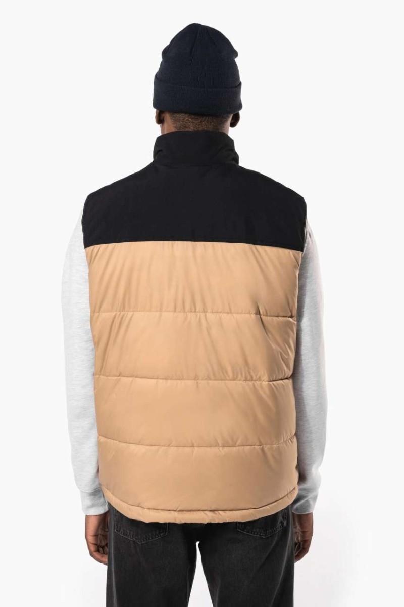 Vestă căptușită bicoloră unisex