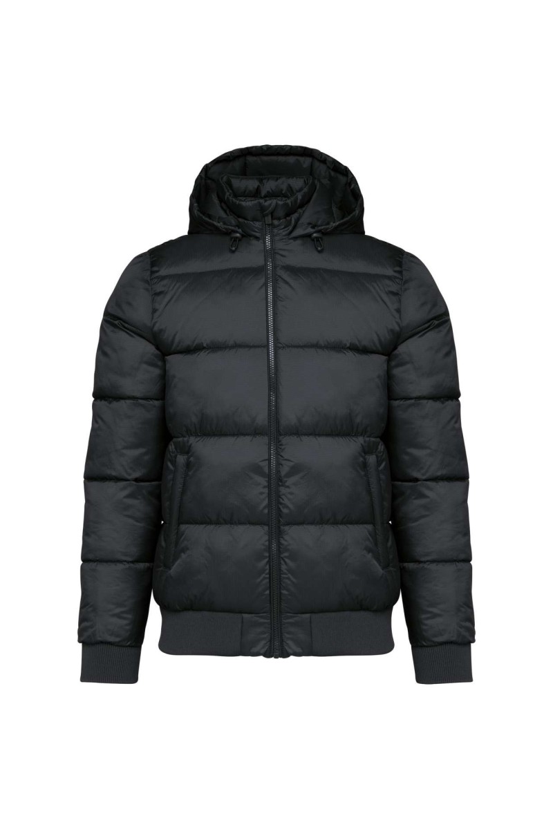 Jachetă reciclată cu glugă unisex