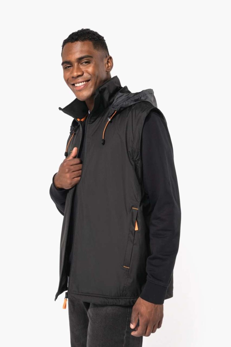 SCORE - DETACHABLE-SLEEVED BLOUSON JACKET