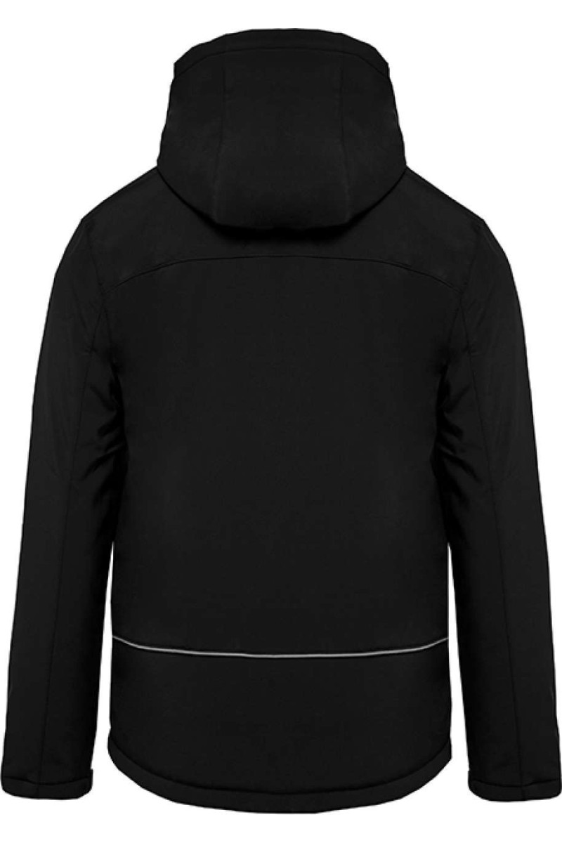 MEN'S HOODED SOFTSHELL LINED PARKA