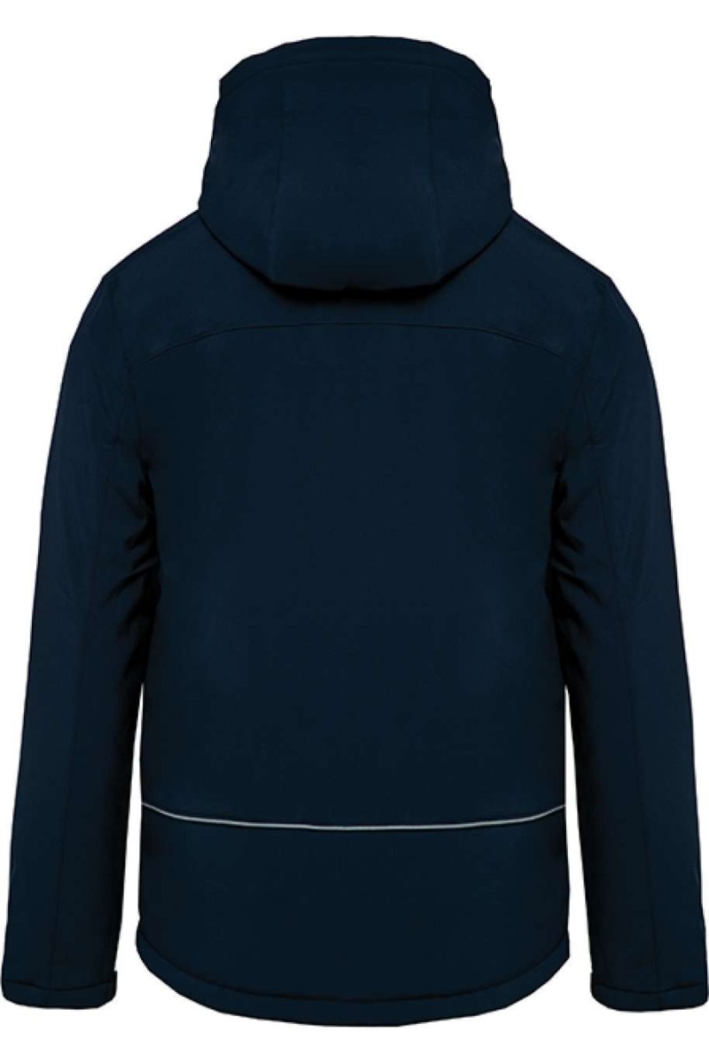 MEN'S HOODED SOFTSHELL LINED PARKA