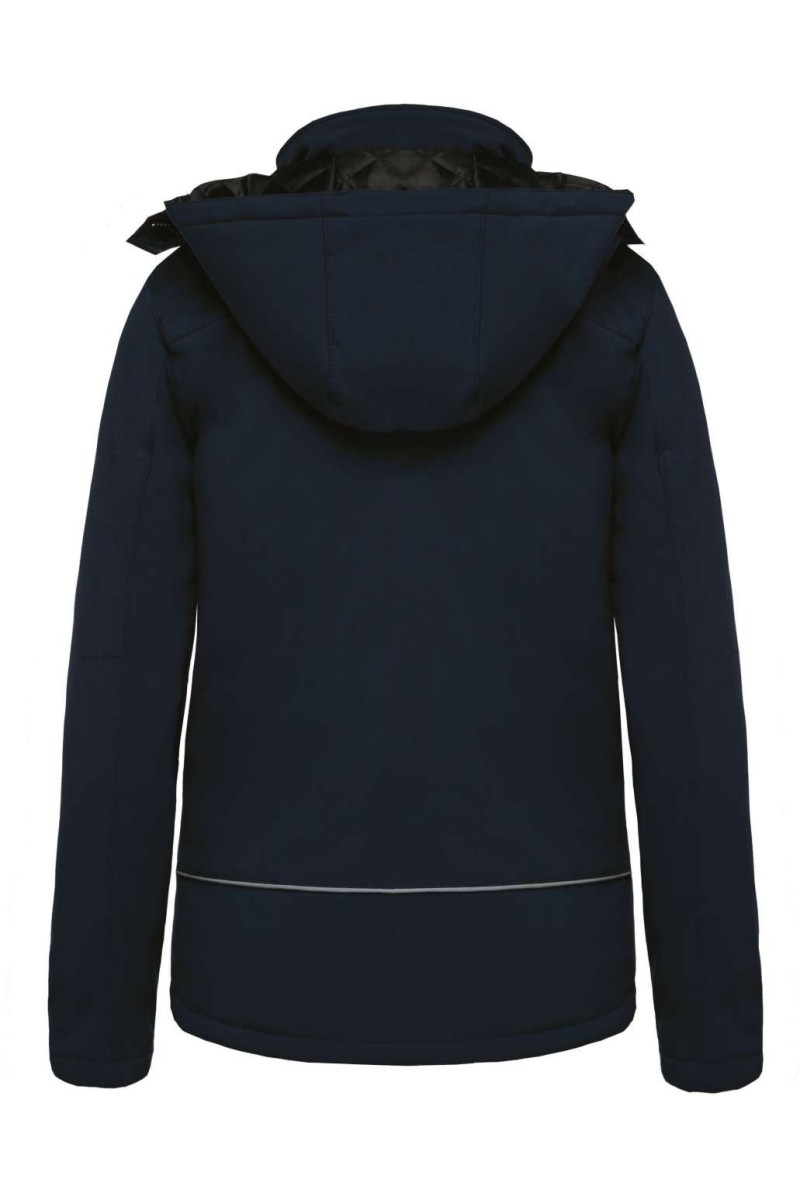 PARKA DE DAMĂ CU GLUGĂ, CĂPTUȘITĂ CU SOFTSHELL