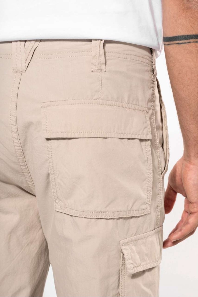 PANTALONI BĂRBĂTEȘTI UȘORI CU MULTIPLE BUZUNARE