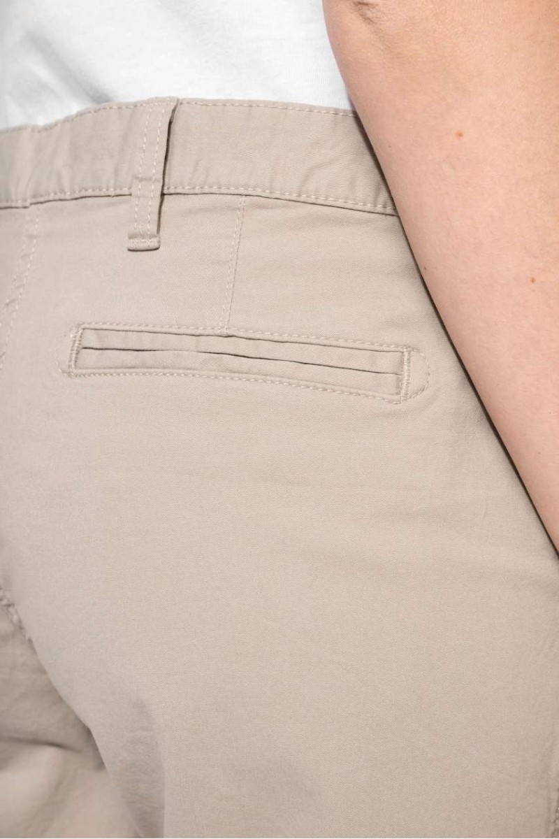 LADIES' CHINO BERMUDA SHORTS