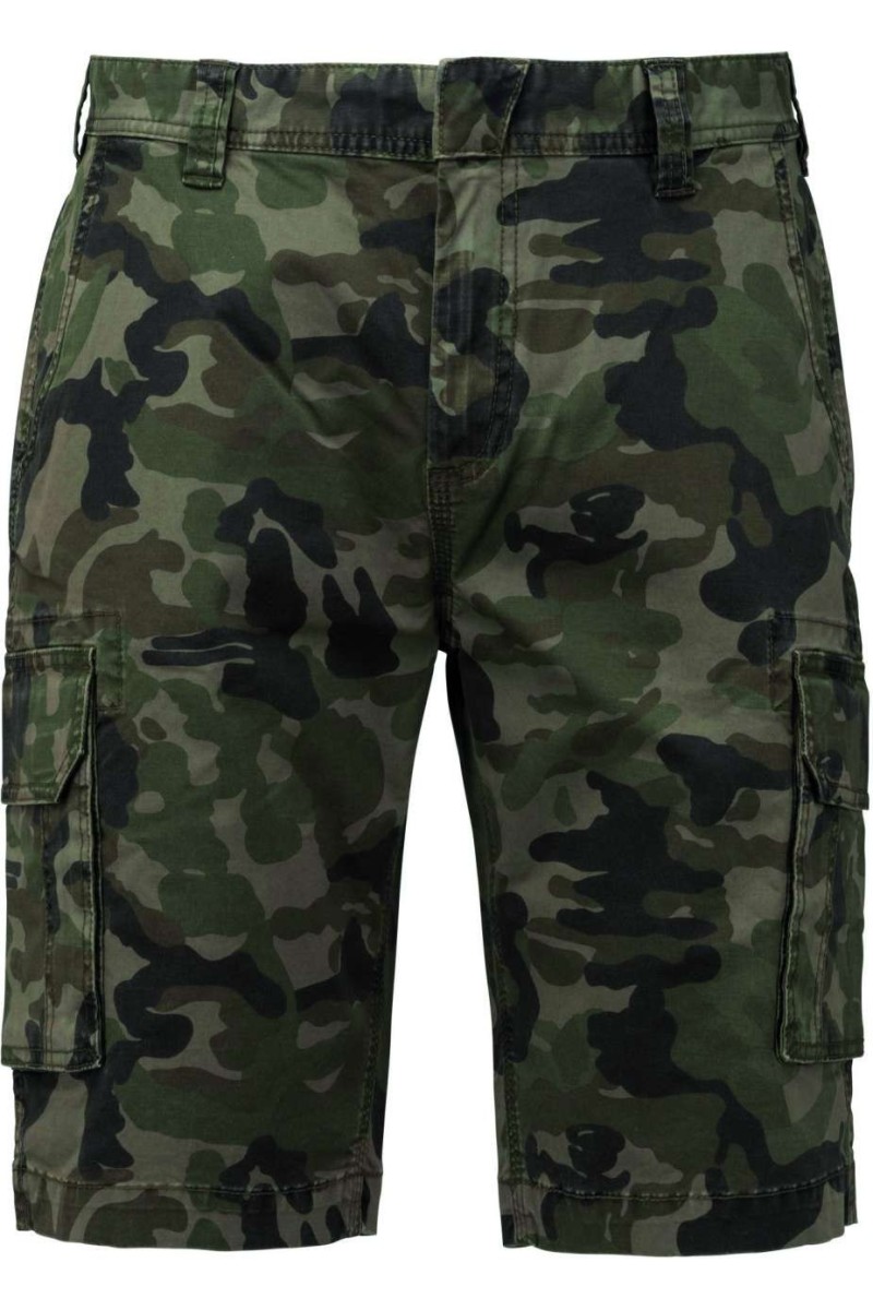 PANTALONI SCURȚI BERMUDA CU BUZUNARE MULTIPLE PENTRU BĂRBAȚI