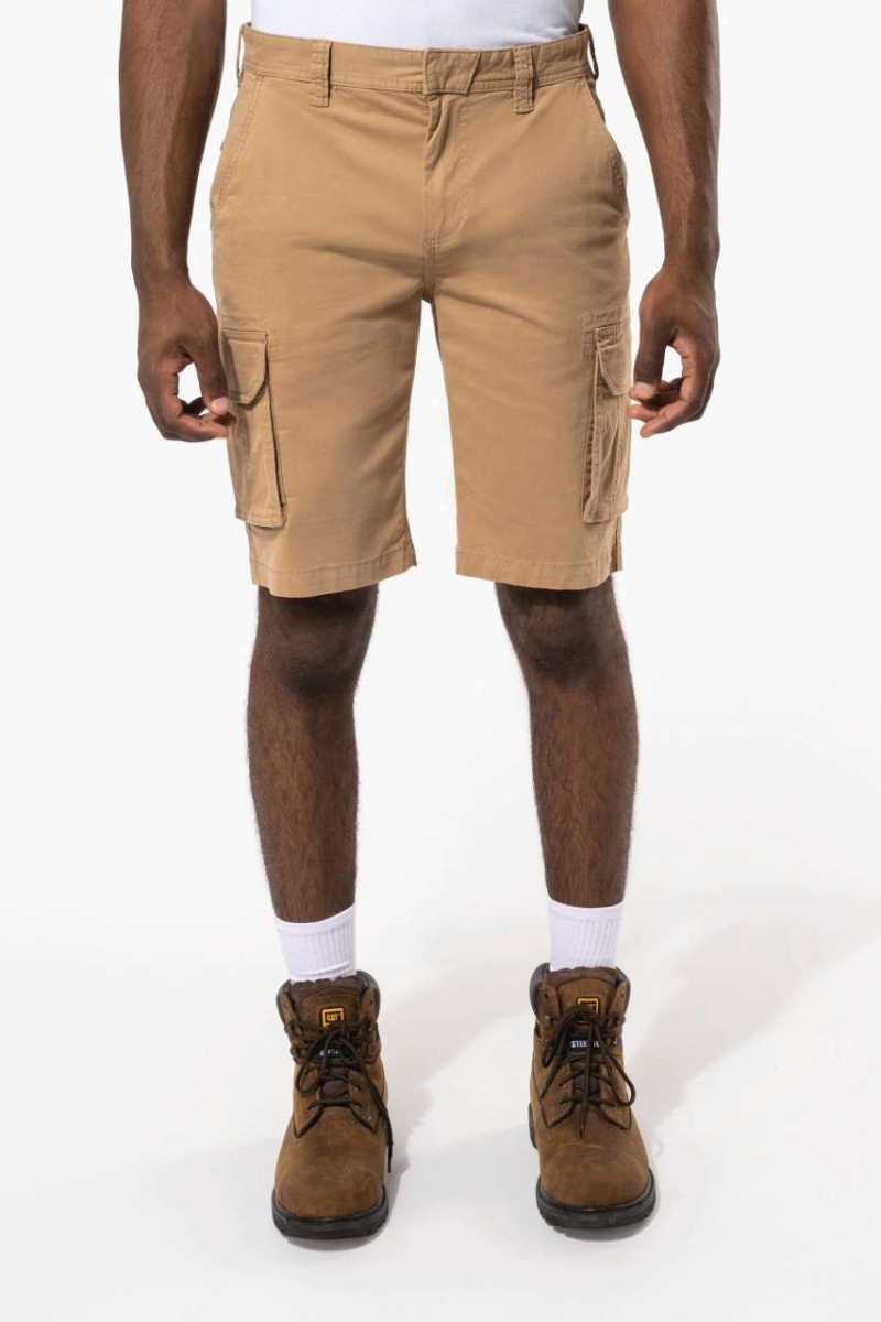 PANTALONI SCURȚI BERMUDA CU BUZUNARE MULTIPLE PENTRU BĂRBAȚI
