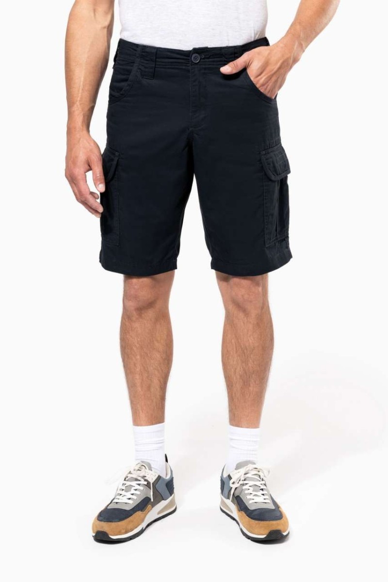 PANTALONI SCURȚI BERMUDA CU MULTIPLE BUZUNARE