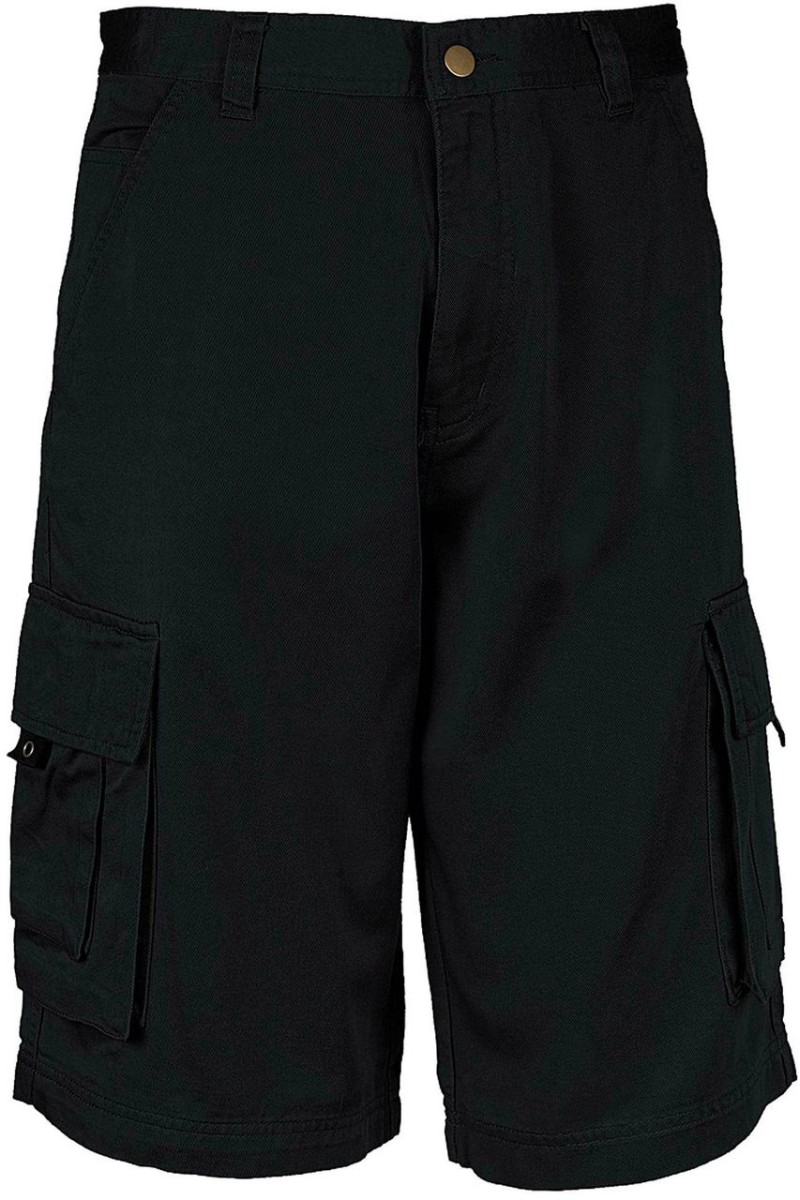 PANTALONI SCURȚI CU BUZUNARE MULTIPLE