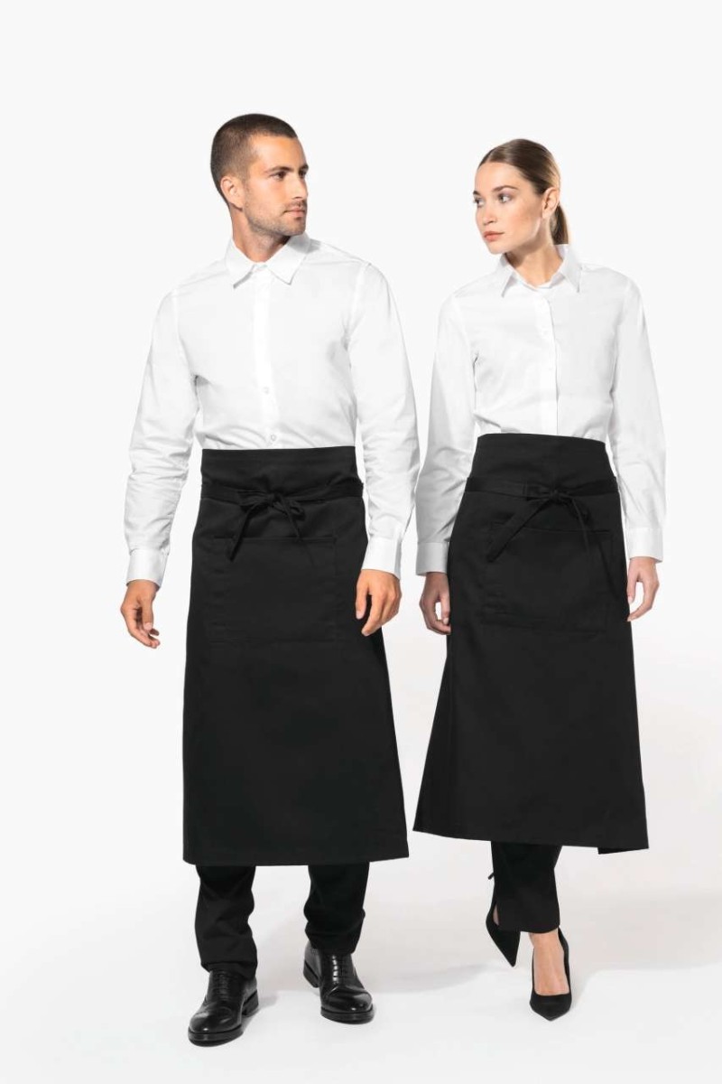 POLYCOTTON EXTRA-LONG APRON