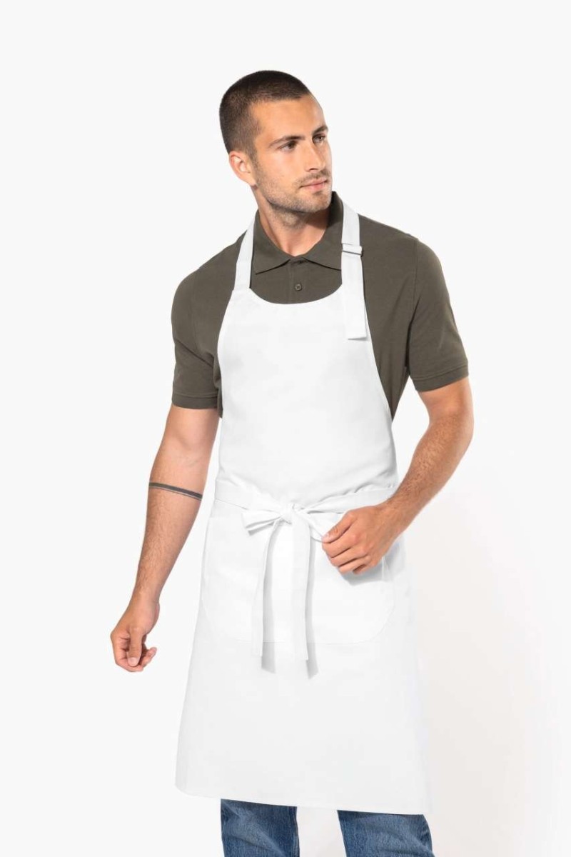 COTTON APRON HIGH-TEMPERATURE WASHABLE