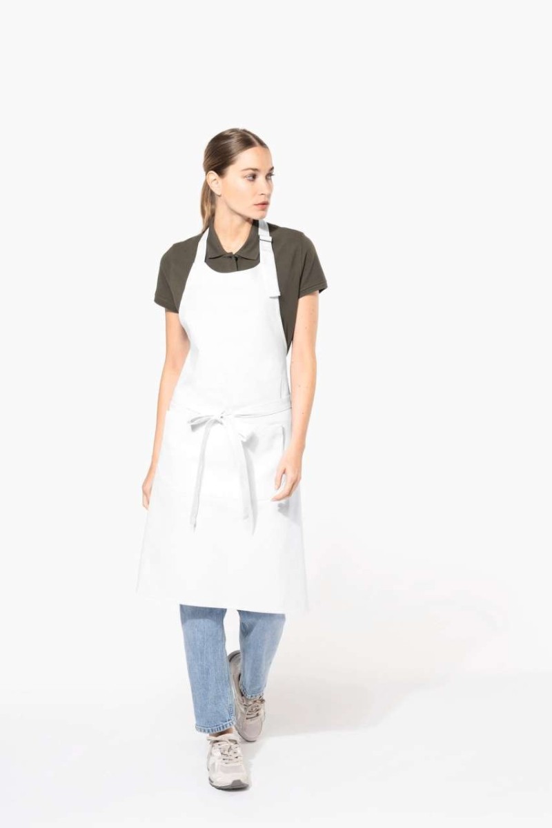 COTTON APRON HIGH-TEMPERATURE WASHABLE