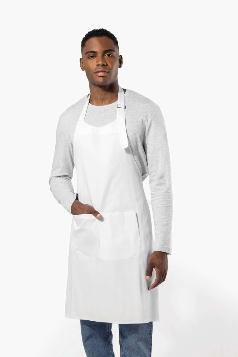 POLYCOTTON APRON HIGH-TEMPERATURE WASHABLE