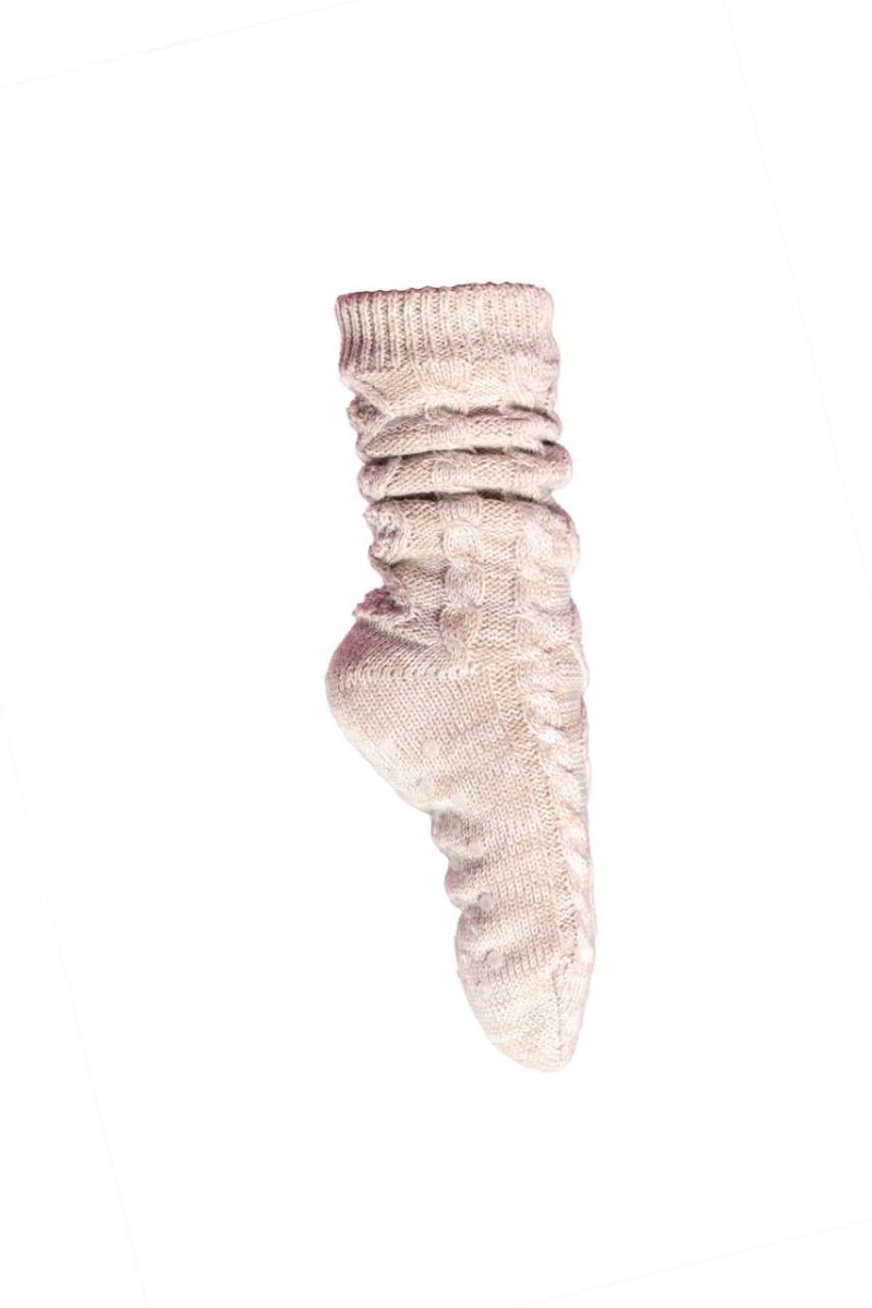 SHERPA-LINED LOUNGE SOCKS