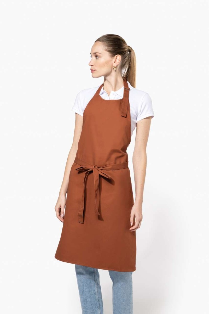 COTTON APRON WITHOUT POCKET