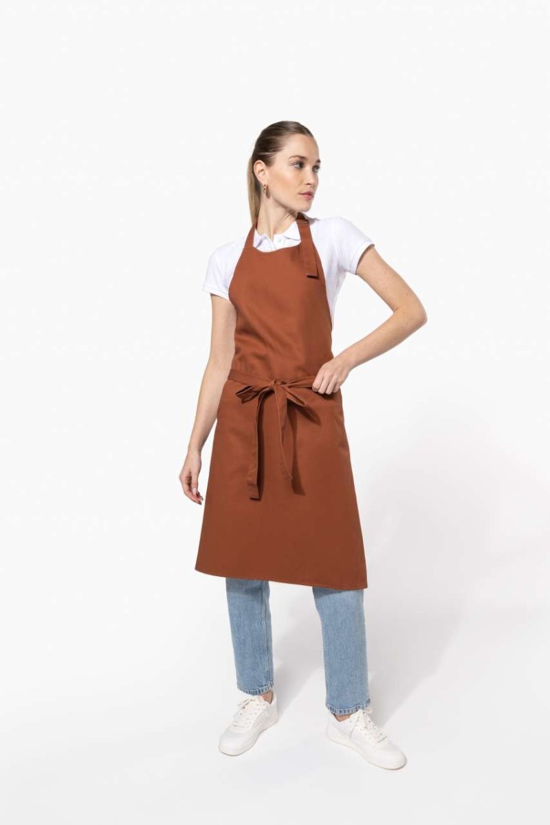 COTTON APRON WITHOUT POCKET