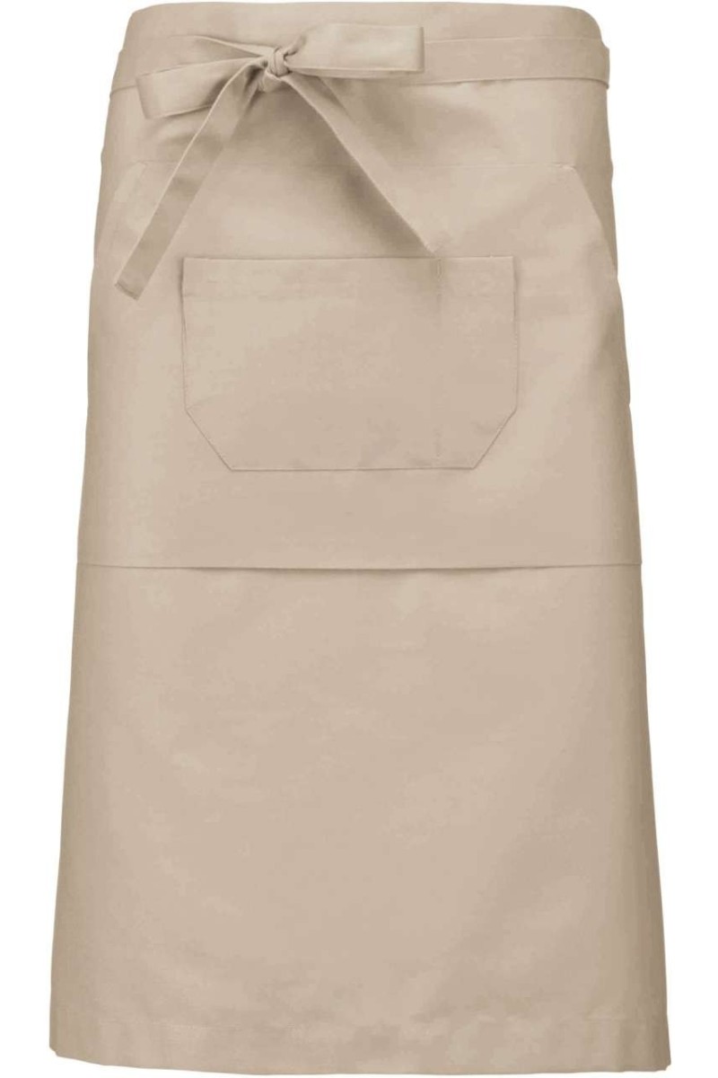 POLYCOTTON LONG APRON