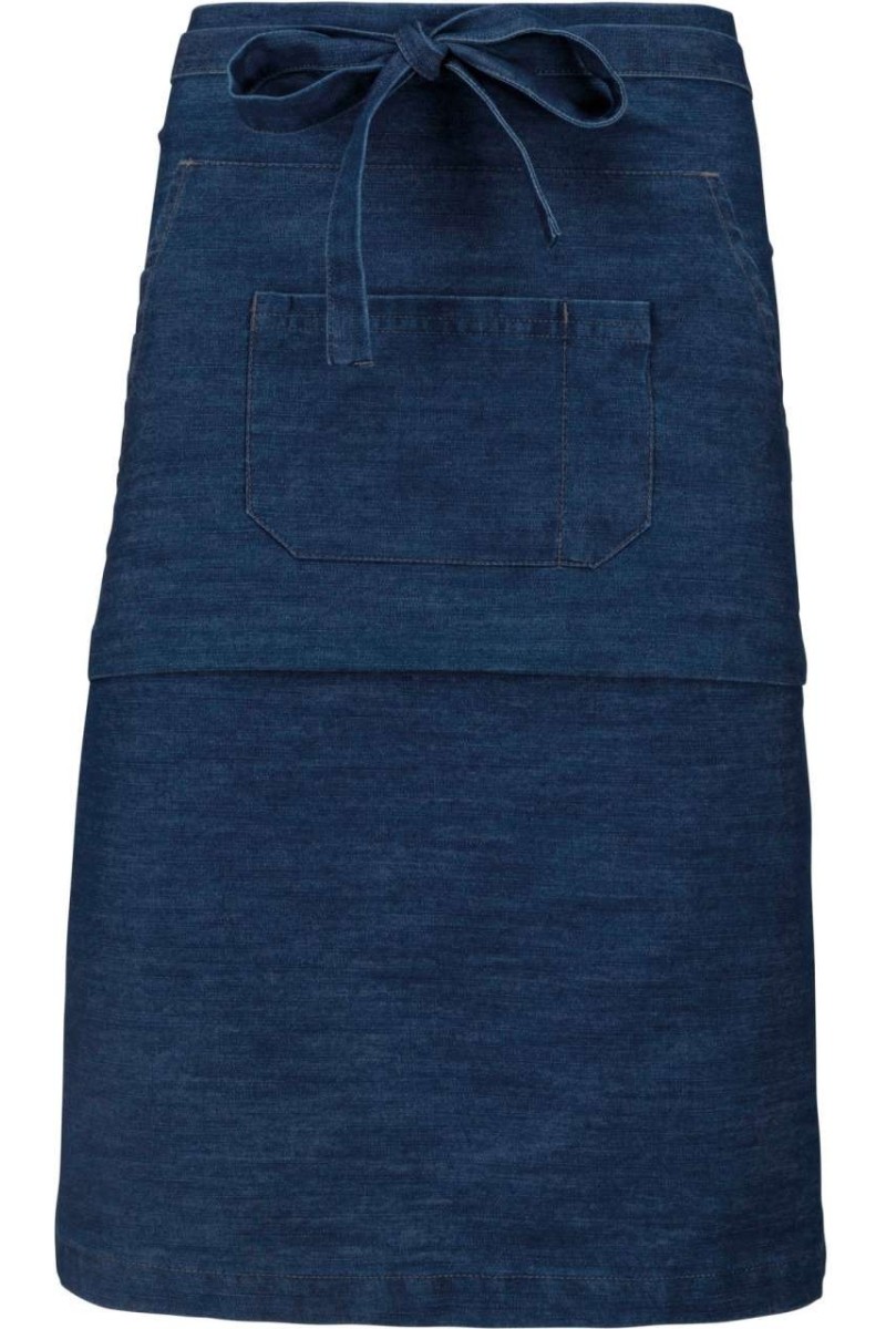 POLYCOTTON LONG APRON