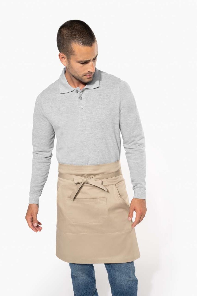 COTTON MID-LENGTH APRON