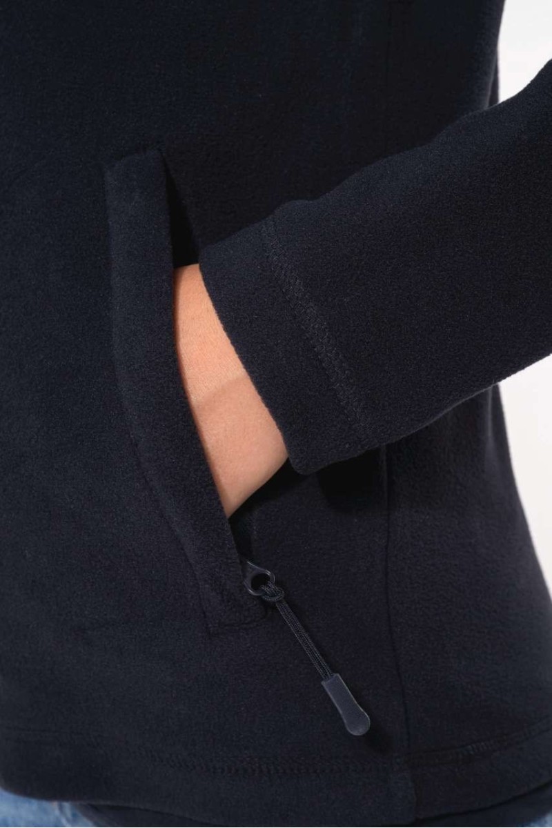 Jachetă microfleece cu fermoar