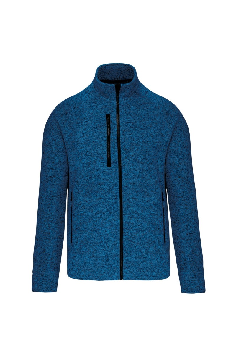 MEN'S FULL ZIP HEATHER JACKET