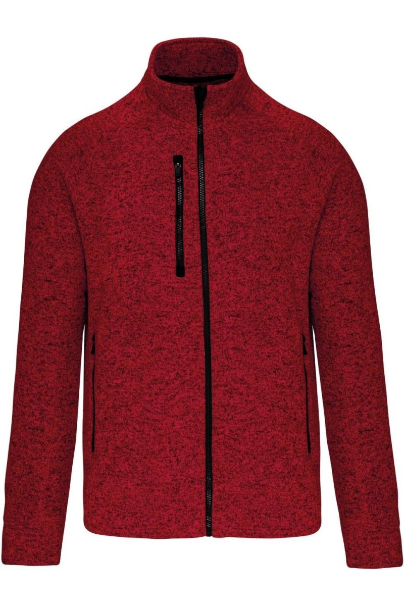 MEN'S FULL ZIP HEATHER JACKET