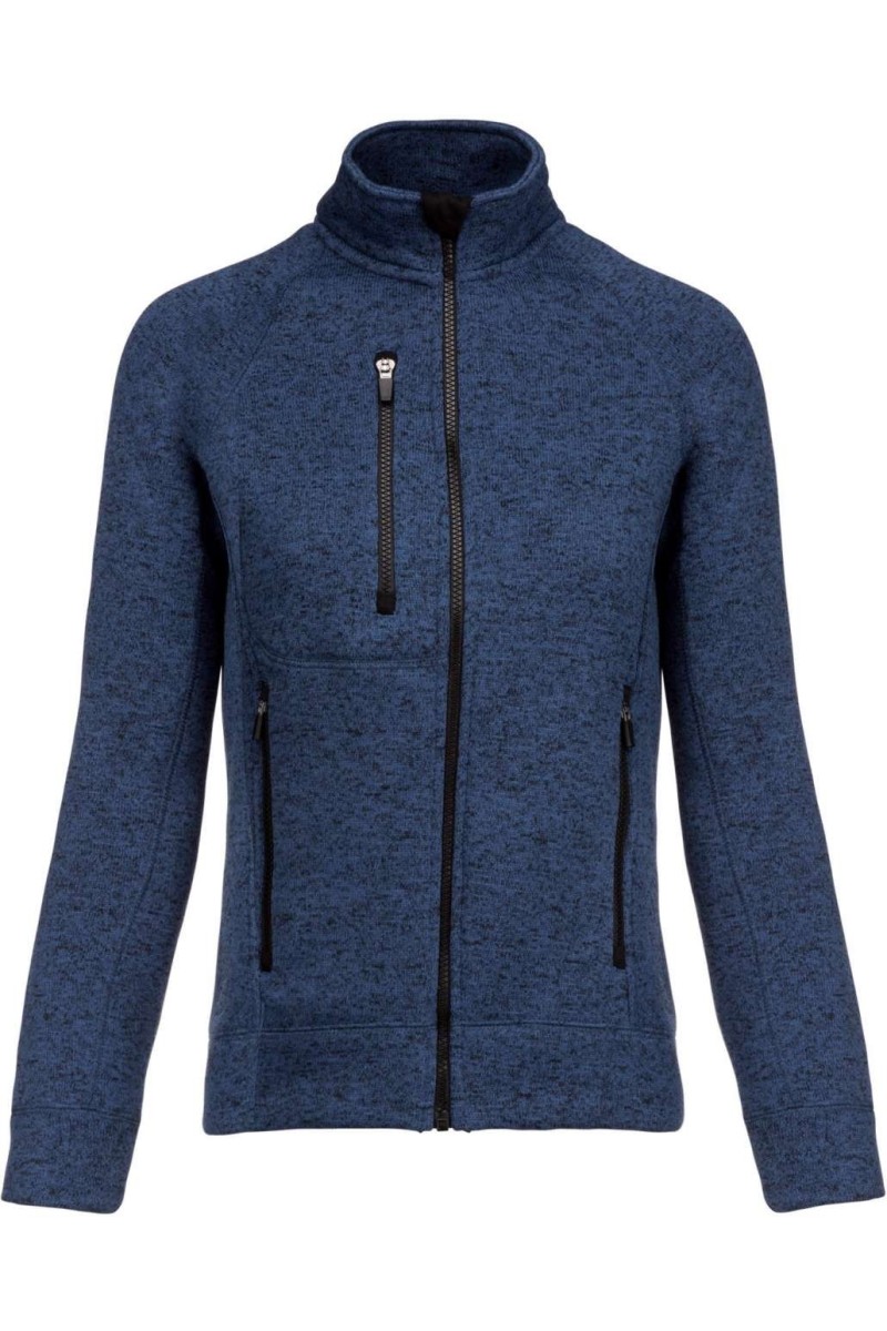 LADIES' FULL ZIP HEATHER JACKET