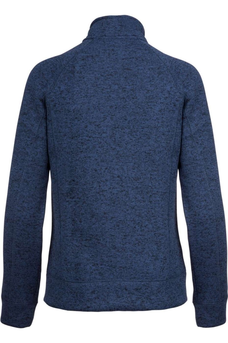 LADIES' FULL ZIP HEATHER JACKET