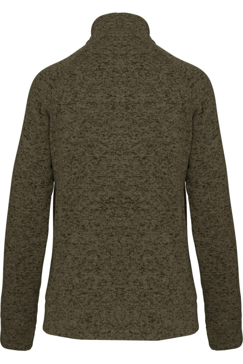 LADIES' FULL ZIP HEATHER JACKET