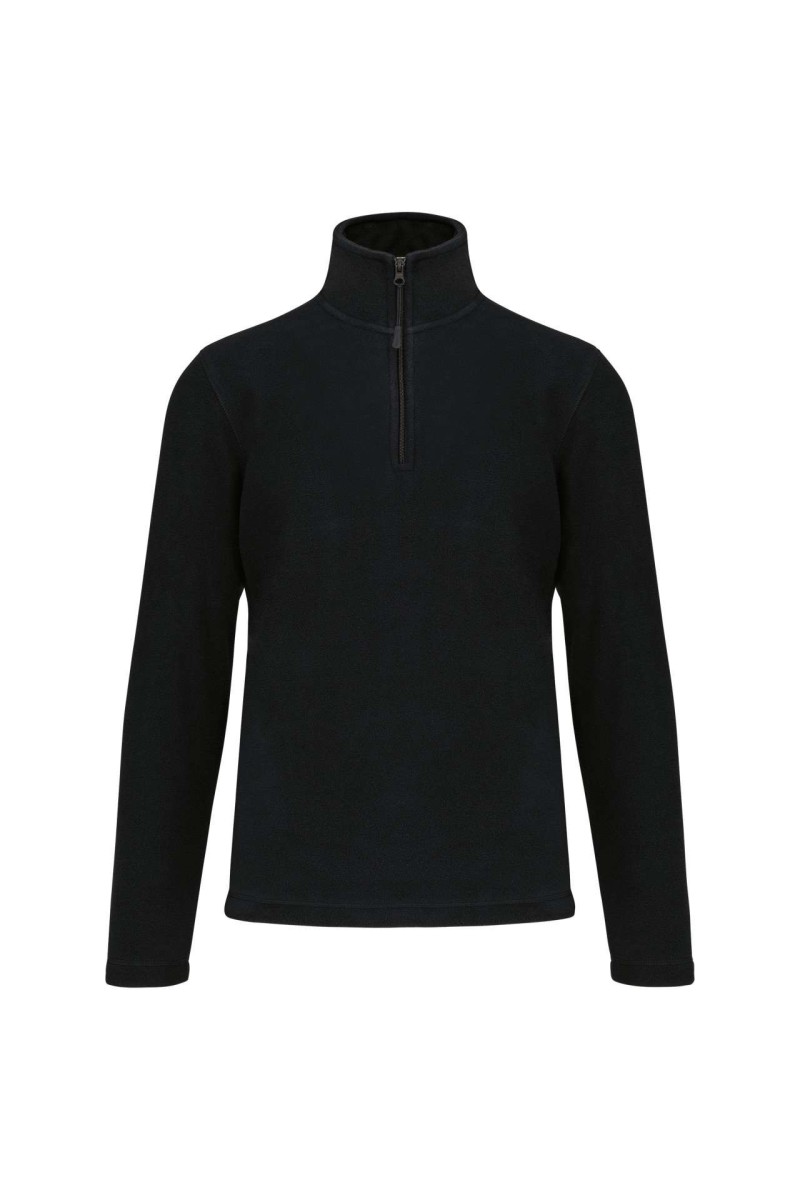 ENZO - ZIP NECK MICROFLEECE JACKET