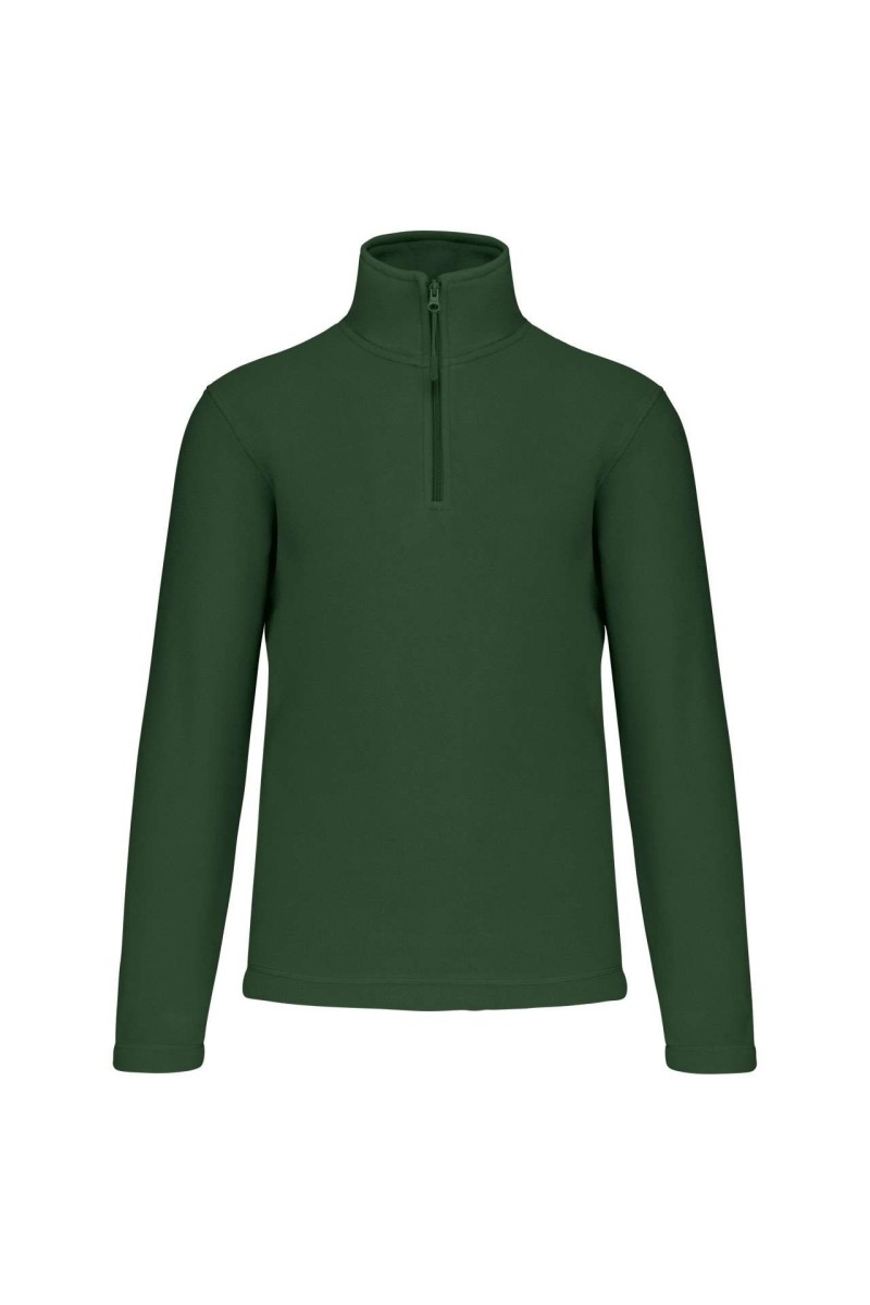 ENZO - ZIP NECK MICROFLEECE JACKET