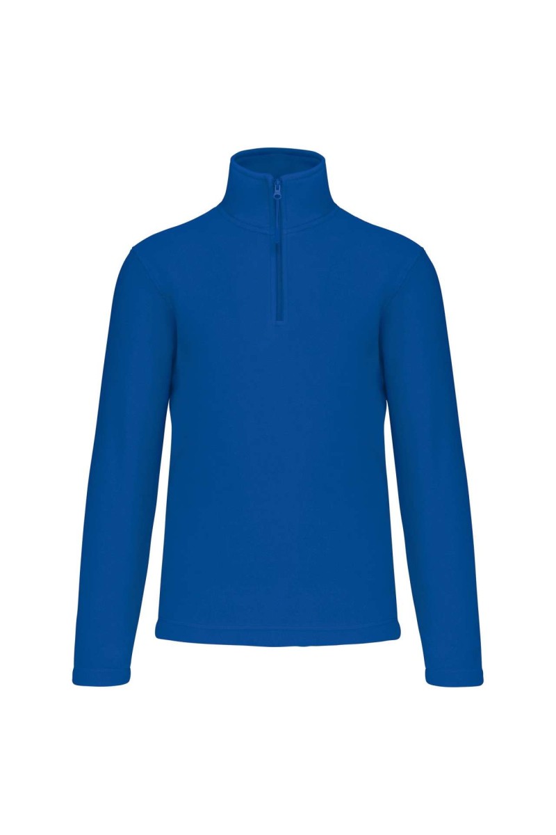 ENZO - ZIP NECK MICROFLEECE JACKET