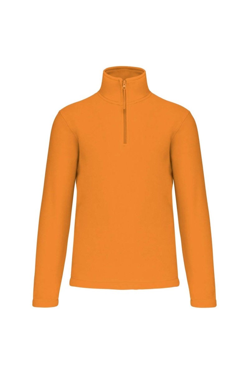 ENZO - ZIP NECK MICROFLEECE JACKET