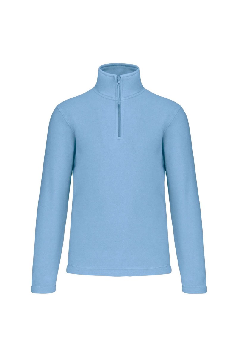ENZO - ZIP NECK MICROFLEECE JACKET