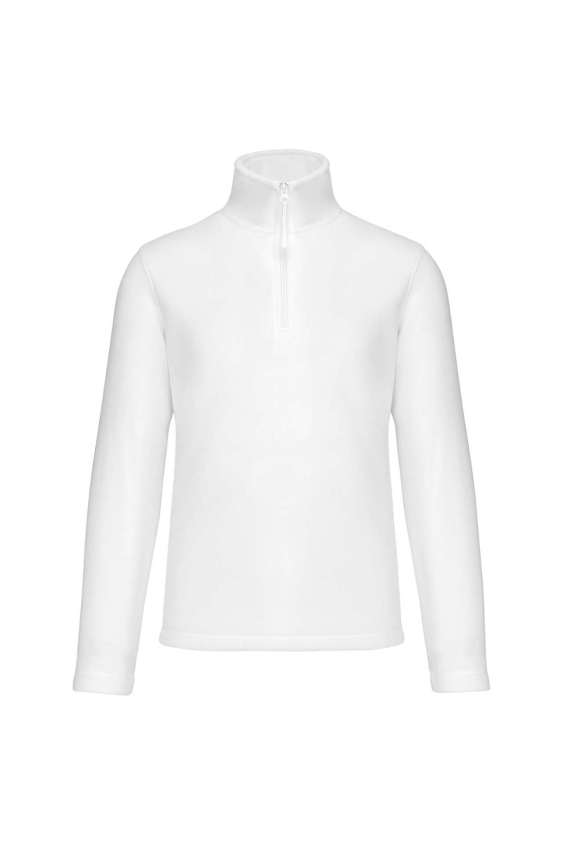 ENZO - ZIP NECK MICROFLEECE JACKET