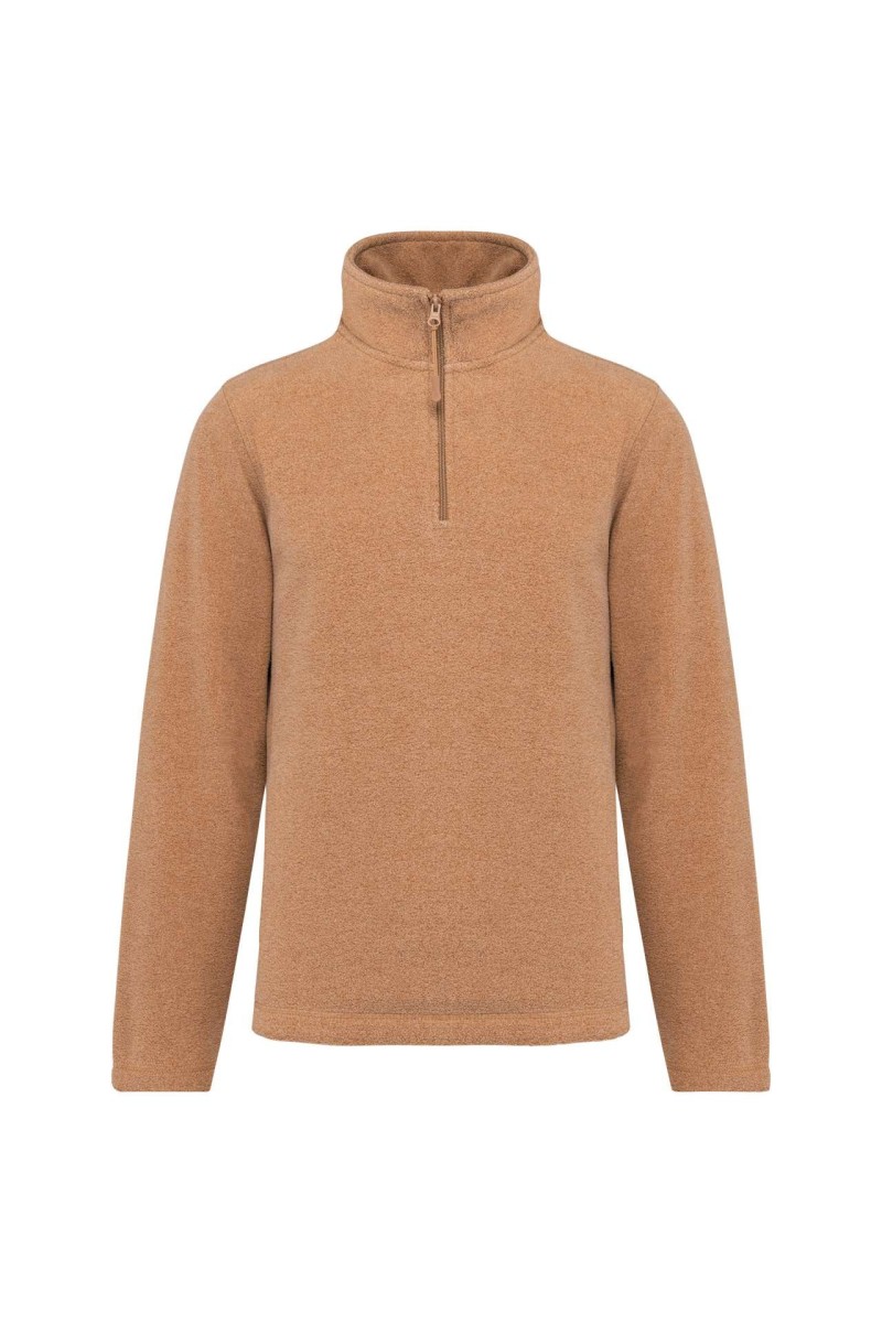 ENZO - ZIP NECK MICROFLEECE JACKET