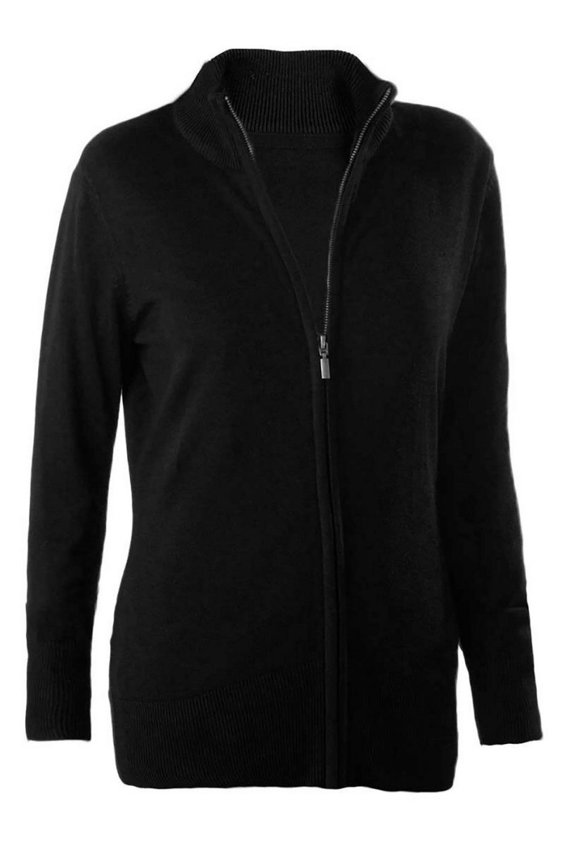 Cardigan cu fermoar pentru femei