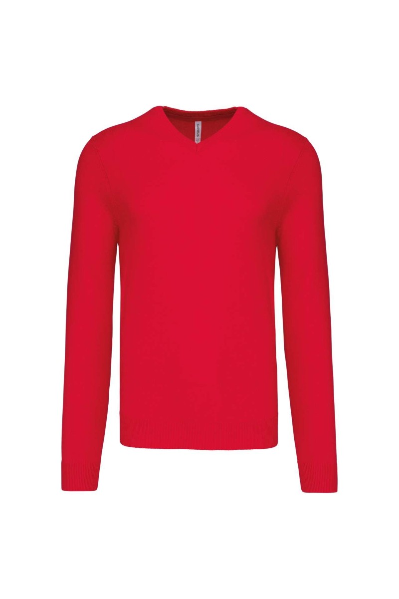 MEN’S V-NECK JUMPER