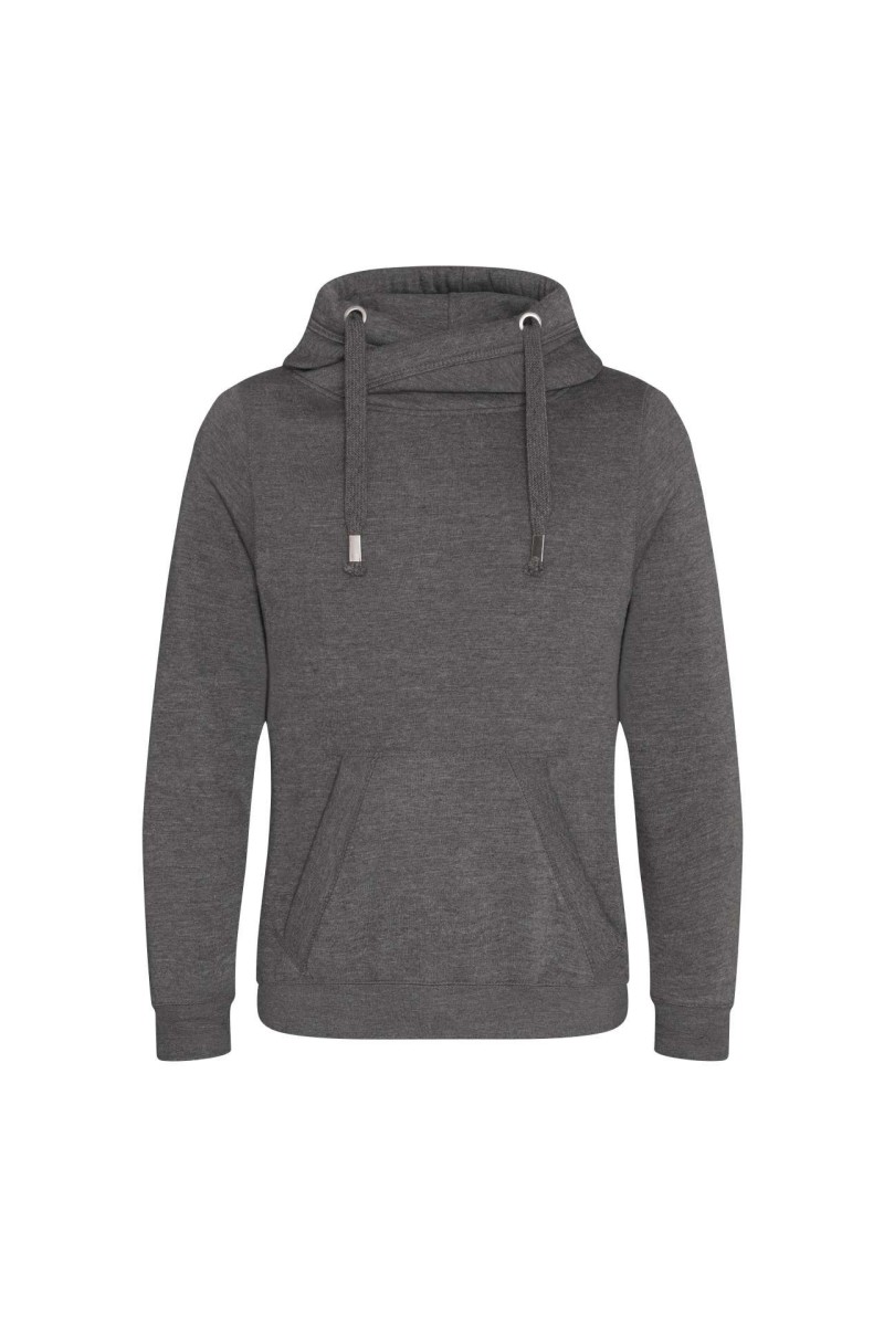 CROSS NECK HOODIE