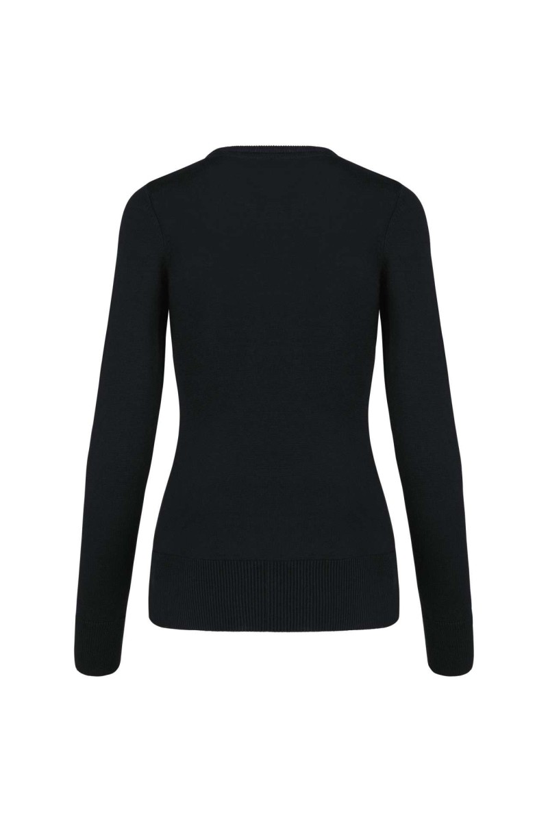 LADIES' V-NECK JUMPER