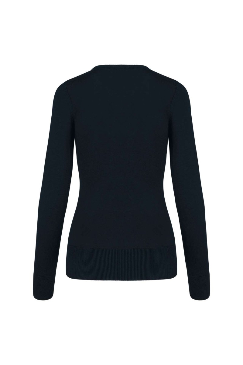 LADIES' V-NECK JUMPER