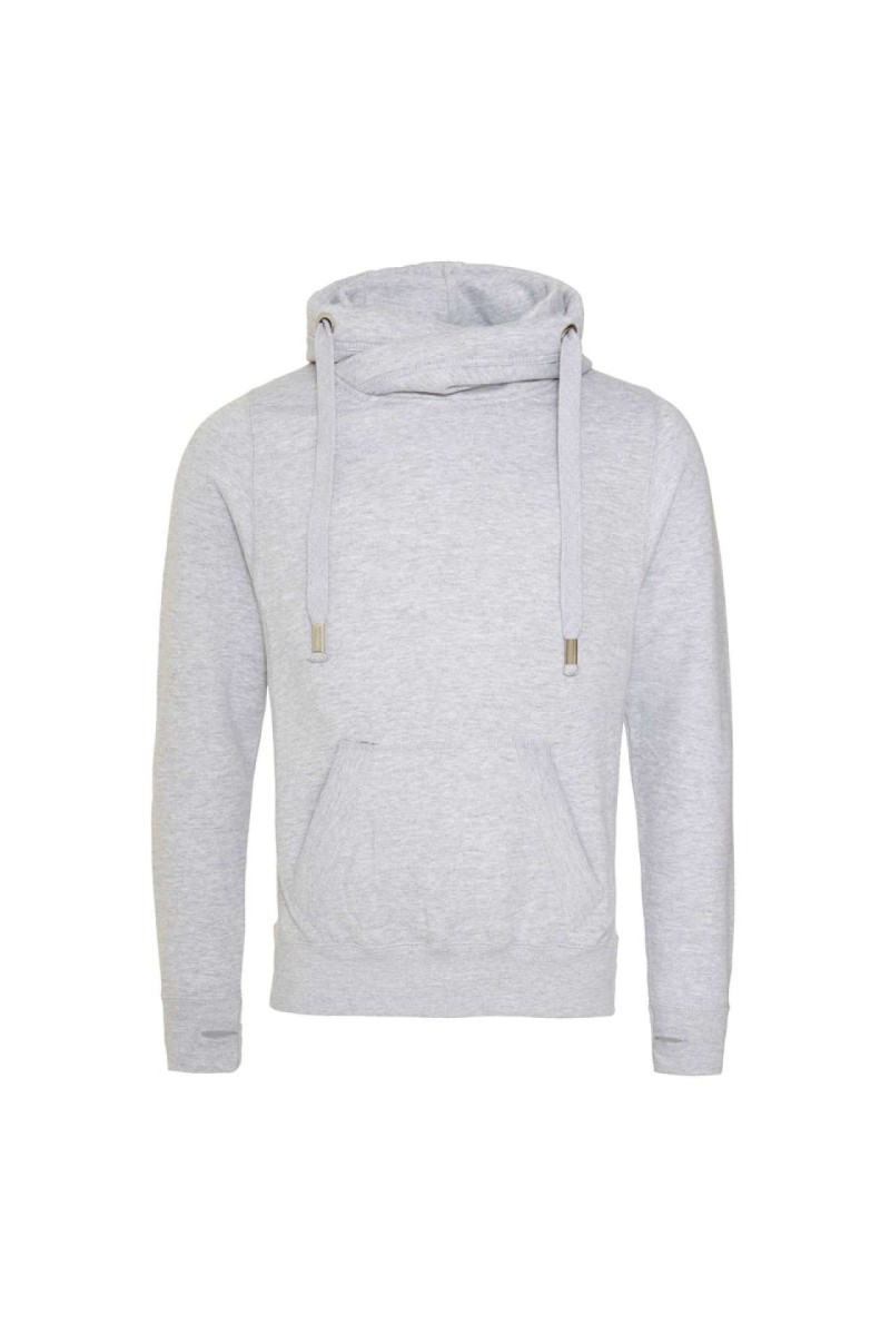 CROSS NECK HOODIE